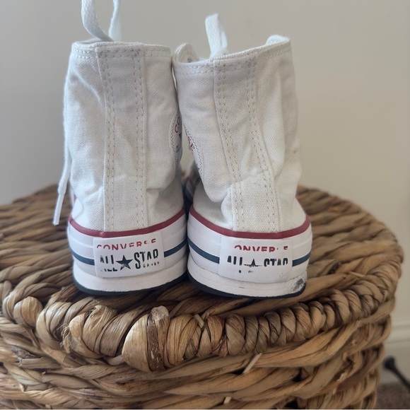 Converse Chuck Taylor All Star Hi Lift Sneaker - Little Kid - White Size 1 - Picture 11 of 12